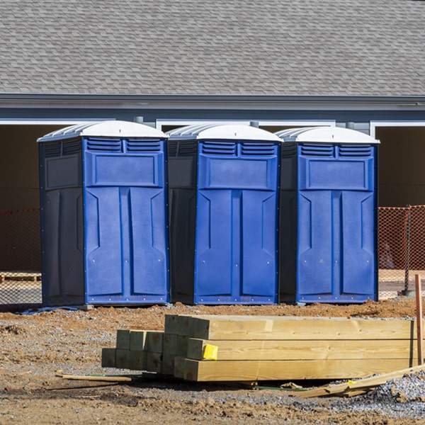 are there any restrictions on where i can place the porta potties during my rental period in Urbana NY